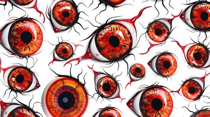 Playful High-Res Funny Eyeball Halloween Background – Great for Kids’ Halloween Crafts, Social Media Posts, Party Decor & Greeting Cards. Features Whimsical Googly Eyes, Colorful Eyeball Illustrations