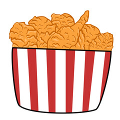 french fries in a red cup