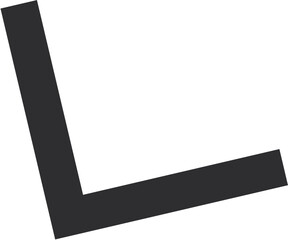 Minimal geometric abstract shapes