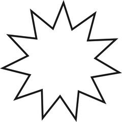 Minimal geometric abstract shapes