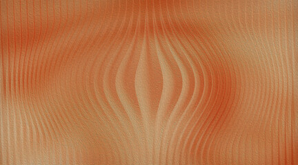 Textured Copper Waves Illustration, Abstract Twisted Copper Pattern Background