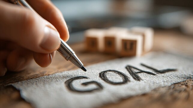 Business growth strategy with goal-setting processes, achievement-focused objectives, innovation-driven workspace, measurable outcomes, professional success planning, strategic success milestones