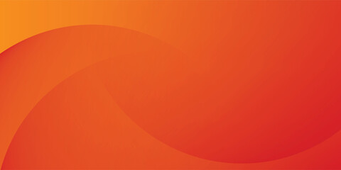Modern orange abstract background with flowing wave lines. Dynamic wave. Smooth curve lines design element.