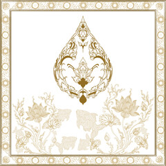 lotus and Craf fish show healthy ,riching , good family