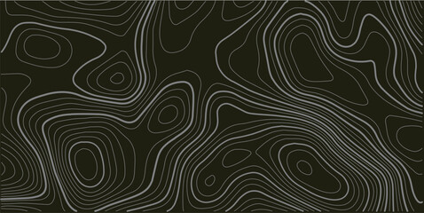 Black and white abstract geometric pattern background, topographic