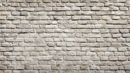 Obraz premium Symmetrical Brick Wall Texture in High Resolution: Intricate Details on Soft Blurred Neutral Background