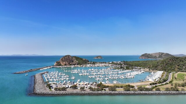 Aerial photo of Keppell Bay Marina Queensland, Australia