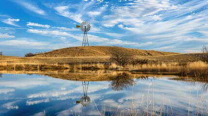 Tranquil Rural Landscapes: Lakes, Rivers & Ponds with Reflections, Green Forests and Blue Skies