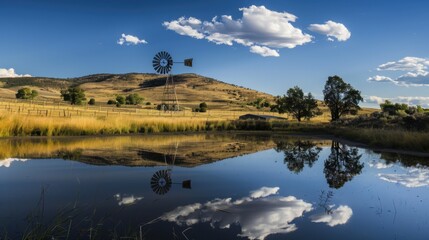 Tranquil Rural Landscapes: Lakes, Rivers & Ponds with Reflections, Green Forests and Blue Skies