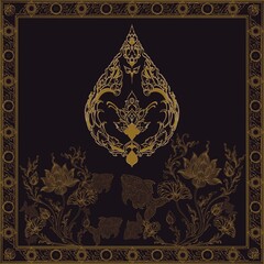 The lotus and 8craf fish show health ,riching,good family.