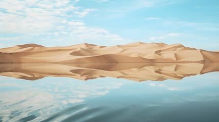 DesertDunesReflectingInCalmWater