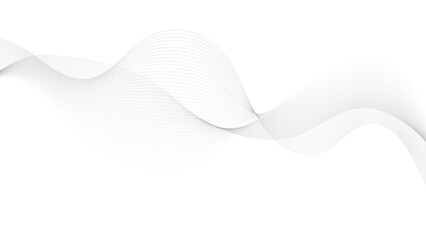 Fototapeta premium Background texture and pattern Image black wave lines on white background. Dynamic wave pattern modern. 