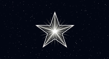 stars on black background