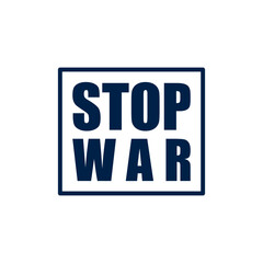 Stop war vector illustration icon