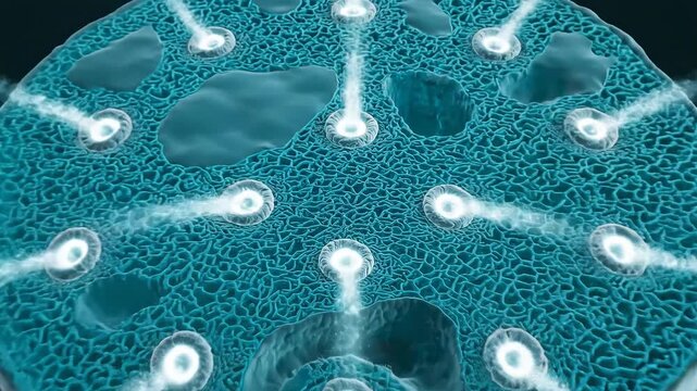 Insulin Signaling Concept: Glucose Enters via Membrane Transporter (GLUT)