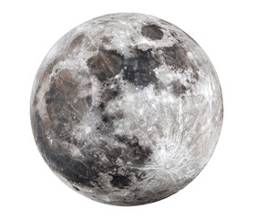 Full moon, detailed surface texture (1)