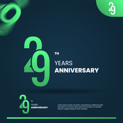 29th anniversary logo design