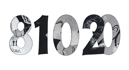 Numbers with Abstract Patterns and Textures