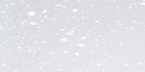 Abstract sparkles grey and white bokeh lights and stars with various particles, Silver Sparkling Lights Festive background with various falling snows, Silver and white snow confetti sparkles.