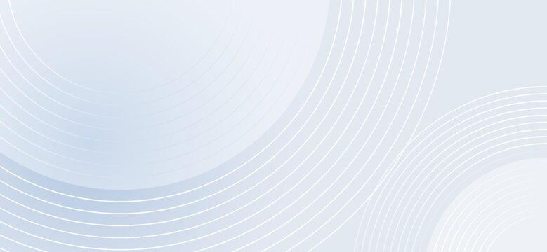 Pale blue background features concentric circles, creating a soft, subtle pattern with intersecting arcs and lines, perfect for abstract designs and minimalist modern aesthetics