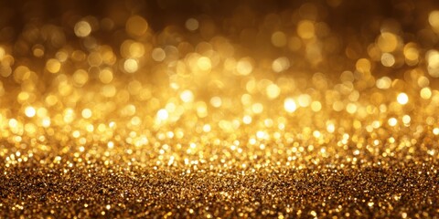 Premium Golden Glitter Background with Glowing Light Reflections for Modern Marketing, Social Media, and Advertising Campaigns Authentic and Inspiring Visual Content