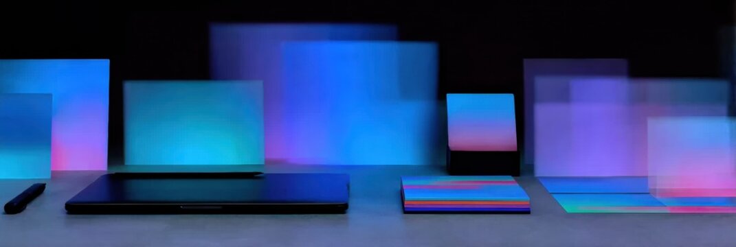 Modern Creative AI Workspace with Stylus and Version Control Premium Tech Tools for Young Professionals in Digital Marketing and Design Systems