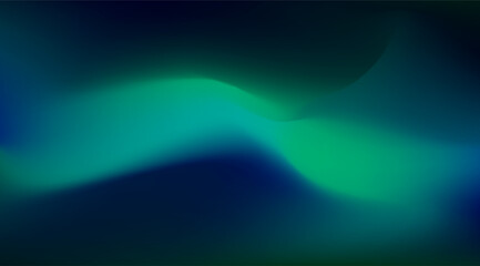 This image features a mesmerizing gradient of deep blues and vibrant greens blending seamlessly to create smooth, abstract, wave-like shapes perfect for a dynamic background design