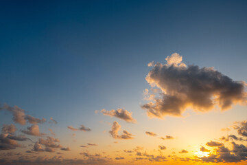 夕暮れの空