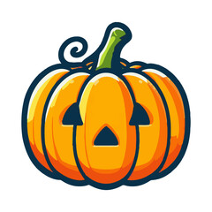 Halloween pumpkin illustration design