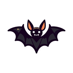 Halloween bat illustration design