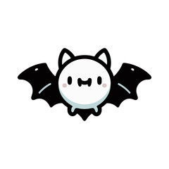 Halloween bat illustration design