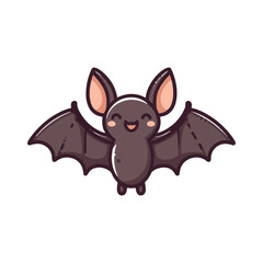 Halloween bat illustration design