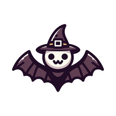Halloween bat illustration design
