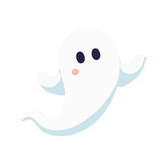 Halloween ghost illustration design
