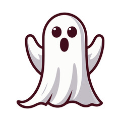 Halloween ghost illustration design