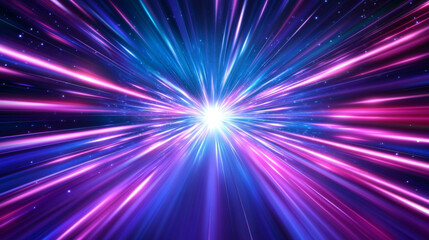 Anime-style neon speed lines with radial blur, energy streaks, and abstract burst effects, perfect for futuristic motion, action scenes, zoom effects, and manga impact.