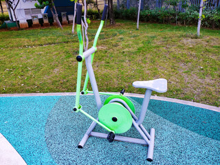 A public facility sports equipment found in residential public parks.