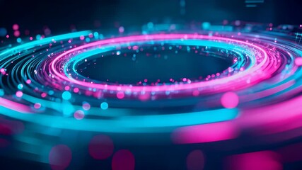 Big data digital line wave business concept with vibrant colors. - Powered by Adobe