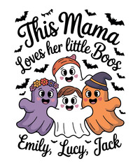 This Mama Loves Her Little Boos Shirt