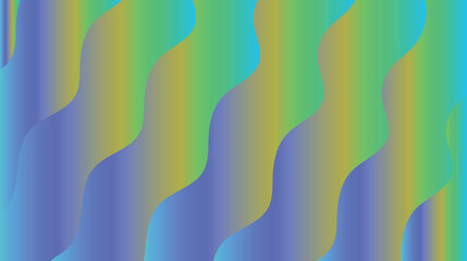 Abstract colorful geometric wave pattern vector illustration for seamless backdrop design