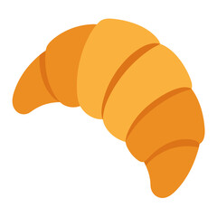 vector of croissant on white background
