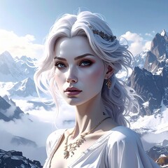 Mysterious Woman Portrait