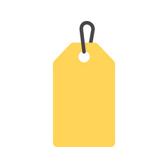 simple price tag icon isolated on white. Price tag vector illustration.