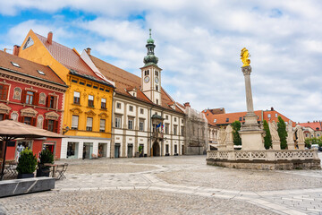 Maribor City Hall building on Glavni Square, Slovenia