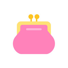 Vector illustration of a women's purse. Ideal for fashion apps, luxury boutique visuals, accessories stores, and seasonal sale campaigns.