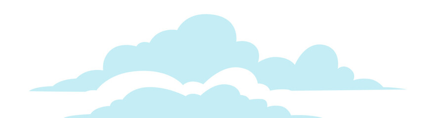Fototapeta premium cloud sky sample flat illustration design