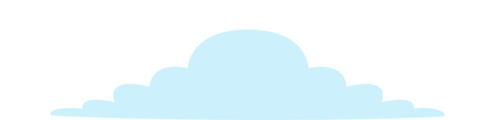 cloud sky sample flat illustration design