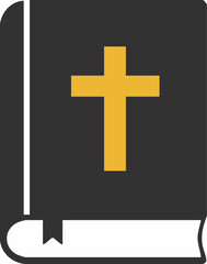 Obraz premium Golden Cross Bible