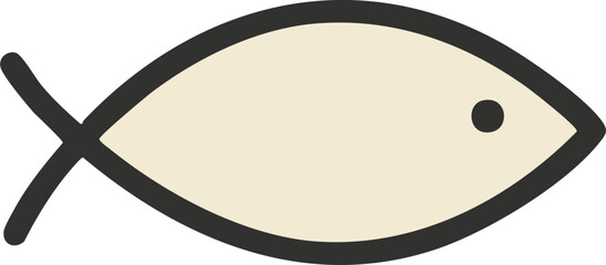 Ichthys Christian Fish Symbol