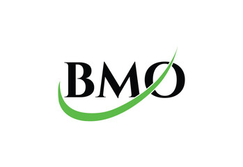 BMO Letter Modern  Monogram Logo | Minimal Initials Icon Design.